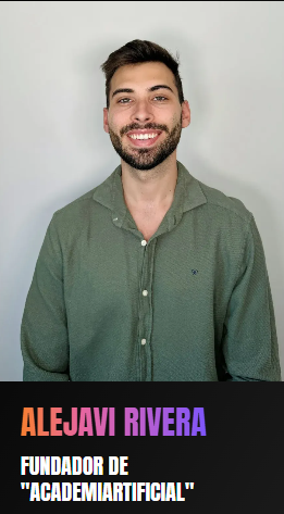 Alejavi Rivera El futuro de la IA y la automatización es Google – Creador de contenido y formador, revelará las herramientas que marcarán el futuro del trabajo.