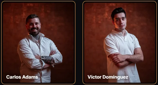 Cofundadores del programa Racks Academy – retrato
