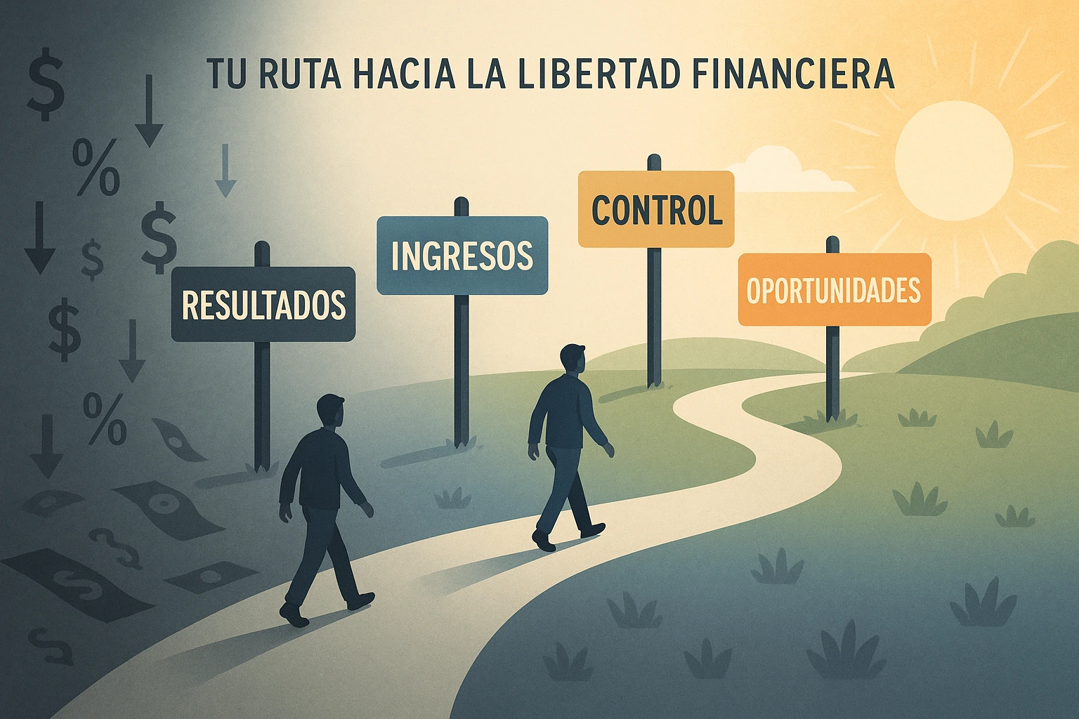 Ilustración del Método RICO con resultados, ingresos, control y oportunidades